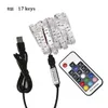 5V DC 300 LED 5M 3528 SMD RGB LED سلسلة سوبر مشرق الصمام قطاع مع مربع التجزئة غير مقاوم للماء أيضا للبيع