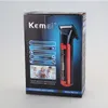 Kemei KM-731 Tondeuse à cheveux électrique professionnelle à la fois rechargeable et à batterie Tondeuse à cheveux Hommes Rasoir Tondeuse réglable sans fil