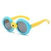 Top Quality Round Plastic Kids Lovely Boys Girls Polarized Children SunGlasses Hot Cute Children Polarized Sunglasses Bear Frame Mirror