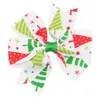 Christmas Baby Girl Hair Bows Clips Boutique Hair Pin Grosgrain Ribbon Bows Hairpins Kids Girl Hair Accessories GB067