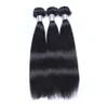 Brazlian Straight Human Virgin Remy Hair Weaves Natural Black Color Double Wefts Can Be dyed Blaeached 3pcs/lot Hair Extensions Free Shippin