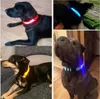 Nylon LED Pet Dog CollarNight Safety Flashing Glow In The Dark Dog LeashDogs Luminous Fluorescent Collars Pet Supplies4871799