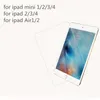 För iPad Mini 4 iPad 2 0,4mm 9h Härdad glasskärmsskydd för Tab4 7 '' '8' 'T330 T530 iPad luftskyddsfilmbehandlat glas 10st / parti
