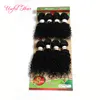 Extensión de cabello humano BUG hair 8 paquetes LOOSE WAVE 12 pulgadas de cabello brasileño rizado profundo 250 g rizado rizado color negro brasileño para UKU6339751