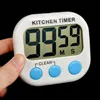 New LCD Digital Count Up Down Kitchen Cooking Timer Magnetic Electronic Alarm despertador desktop clock with kickstand Free DHL shpping