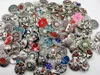 Ganze 50 Stück viele 18 mm Druckknöpfe im gemischten Stil Metral Strass Ingwer Snap Schmuck Sanps Chunk Button für Noosa Snaps Charm B2959