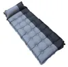 Utomhus luftmadrass fukttät uppblåsbara luftmatta camping säng luftkudde sovande kudde med kudde