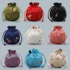 fillet Embroidery Fruit Small Cloth Pouch Satin Fabric Jewelry Gift Bag Drawstring Empty Candy Tea Packaging Spice Sachet Coin Poc1805310