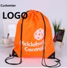 Personalizar bolsas de mochila de cordão de poliéster Imprimir logotipo impermeabilizante Sacos de armazenamento de cordas à prova d'água Customização