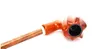 Wholesale carved wooden pipe length 410MM Cigarette Holder Creative Filter Tobacco Pipe Glass Metal Smoking Pipe Aluminum, color random