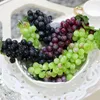 Fruta Artificial Uvas De Plástico Falso Frutas Decorativas Bunches Lifelike Festa de Casamento Em Casa Decoração de Jardim mini simulação de frutas legumes