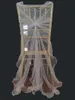 2015 Tulle Crystals Romantic Beautiful Chair Sash Sample 02