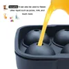 Herbruikbare Glacio Siliconen Giant Ice Ball Maker Cube Mallen No-Spill Ice Cube Lade (Set van 2) BPA GRATIS