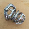 Senaste kurva snap ring design manlig liten rostfritt stål kuk bur penis ringbälte enhet vuxen bdsm produkter sex leksak s0541249539