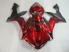 Injektionsgjutna Fairings för Yamaha YZF R1 04 05 06 Vin Röd Svart Bodywork Fairing Kit YZFR1 2004 2005 2006 IT15