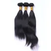 Ruma cheveux couleur naturelle 3 faisceaux même longueur cheveux raides non transformés peuvent être bouclés et teints brillants tissages de cheveux humains