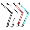 NB-35 Black Extendable Recording Microphone Holder Suspension Boom Scissor Arm Stand Holder With Microphone Clip Table Mounting