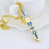 Whole- Legend of Zelda Sword Necklace Removable Master Pendant Golden sky sword with sheath Necklace Fashion Jewelry Souvenirs330D