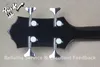 RARE Xort GENE SIMMONS AX Signature Guitar Nero 4 corde Basso elettrico Guitarra Chrom Pickup Cover Disponibile in vendita