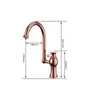 Bathroom Basin Faucet with single hole Single Handle ,Grilled white /rose golden paint sink faucet/Bathroom Multifunctional wrench