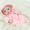 28 cm Reborn Baby Girl Simulation Poupée Réaliste Doux Silicone Vinyle Nouveau-Né Bébé Poupées Enfant Enfants D'anniversaire Jouet Cadeau