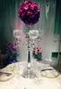 Bougeoir en fer et cristal en métal, nouvel arrivage, pour décoration de table de mariage, support à fleurs, pilier d'allée