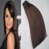 Elbess najwyższej jakości # 1 # 1b # 2 # 4 # 6 # 8 Pure Indian Human Hair Weft 100g / szt 2 pakiety Dwuosobowe rozszerzenia ludzkich włosów