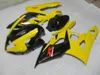 kit de moldagem carenagem injeção de Suzuki GSX-R1000 05 06 carenagens pretas amarelas GSXR1000 K5 2005 2006 TO07