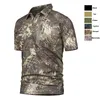 Camicia da combattimento tattica BDU Army Quick Dry Camouflage T Shirt Outdoor Woodland Caccia Shooting Battle Dress Uniform NO05-126