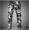 Großhandel-Frühling großer Mann-Jogger beiläufige Haremhosen Fashion Weiß Camouflage-Hose Mann Cargo Pants Pantalons Homme