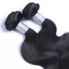 Brazylijski Body Wave Ludzkie Dziewicze Włosy Wyplata 8-30 cali 100 g/sztuka Natural Black 2 sztuk/partia Przedłużanie Włosów