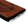 Lågt pris Creative Wood Carving Case för Samsung Galaxy S5 S6 S7 Edge S8 Plus Telefon Skyddslock Slim Trä Telefon Väska till iPhone 6 6s plus 7