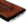 Cas de sculpture sur bois créatif à bas prix pour Samsung Galaxy S5 S6 S7 bord S8 Plus cas de couverture de téléphone cas de téléphone en bois mince pour Iphone 6 6s plus 7