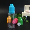 Großhandel 1900 Stück 20 ml PET-Flasche E-Flüssigkeits-Tropfflaschen mit kindersicherer Kappe und Nadelspitzenflasche