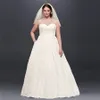 Suknie ślubne AN-Line Nowy Czarowna Sweetheart Lace Designer Suknie Ślubne Open Back Court Train Plus Size Dresses 9WG3829