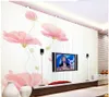 Estilo Europeu Top clássico 3D dourada padrão peony rico wallpaper auspicioso para paredes de 3 d para sala de estar