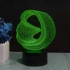 3D Abstract Night Light 7 Color Change LED Table Lamp Xmas Toy Gift 3d lamp for kids9107557