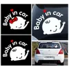 Vente chaude Car-Styling Cartoon Autocollants De Voiture Vinyle Decal Bébé à Bord "Bébé dans la voiture" Fenêtre Pare-Brise Arrière Mignon Autocollant De Voiture