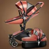 도매- 2017aulon Baby Stroller 360 회전 황금 프레임 베이비카 2 in 1 수면 바구니를 포함하여 1