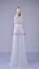 2017 New Arrival Elie Saab Elegant Runway White Nude Tulle Scoop tank Embroidery Long Strap Evening Formal /Prom Dress DH-69 dhyz 02