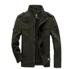 Abbigliamento Taglie Forti Uomo Giacche Militari Casual Caldo Inverno Cappotti Autunnali Ricamo in Pile Spessa Giacca Abbigliamento per Uomo