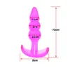 5 pz/set butt plug anale dildo, giocattoli erotici butt plug massaggio prostatico adulto gay plug anale in silicone giocattoli del sesso per uomo donna 17418