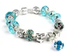 Hot sell beautiful crystal beaded bracelet jewelry length 18cm fashion accessories don't fade the plating layer