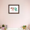 Géométrique Corail Animaux Toile Art Imprime Affiches Tête De Cerf Girafe Ours Flamant Motif Abstrait Giclée Impression Mur Photos Pour 6254268710