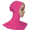 Vente en gros-2016 Hijab Headwear Couverture complète Underscarf Ninja Inner Neck Chest Plain Hat Cap Écharpe Bonnet