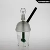 Saml Headhammer Bong Hookahs Sandblästrad Starbuck Cup Rökning Vattenrör Glasdiffusion Oil Rig Gemensstorlek 14.4mm pg5037