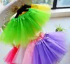 Bästa Match Baby Girls Childrens Kids Dancing Tulle Tutu Kjolar Pettiskirt Dancewear Ballettklänning Fancy Kjolar Kostym Gratis frakt A-0415