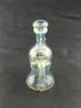 Andra rökare, nya diffusorglasrör, färgstark bong Big Beaker Oil Rig 14mm Glass Bowl eller Quartz Banger