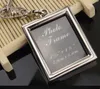 6 modelli Telaio fotogramma portachiavi in ​​lega di tastiera Doccetti a pagamento del tastio con anelli sospesa la dropipship di gioielleria di moda