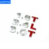 1PC DIY Chrome ABS Alphabet letter 3D Number Decals Symbol Emblem Badge Sticker For Mercedes Audi Nissan VW Ford Toyota Honda